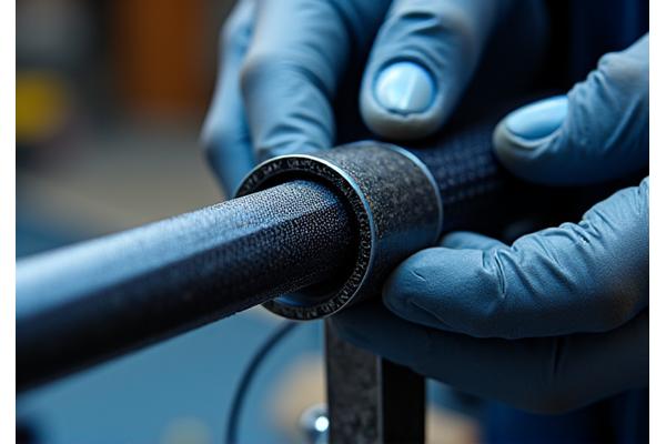 Artigiano specializzato che modella con precisione un grezzo di canna da pesca in fibra di carbonio.
