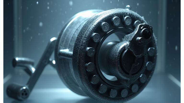 Mulinello esposto a test di corrosione in ambiente salino